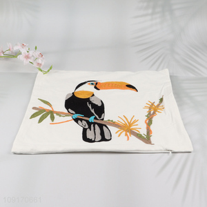 New Arrival Embroidered Throw Pillow Covers Cotton Pillowcases for Home Decor