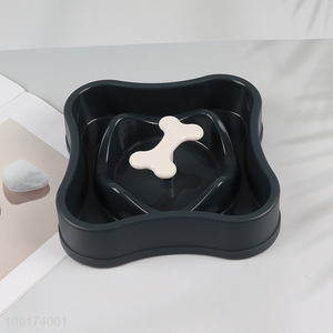 Online Wholesale Dog Food Bowl Anti-Choking Slow Feeder Dog Bowl