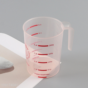 Hot Selling Plastic Pet Food Measuring Cup Dog Food Measuring Cup