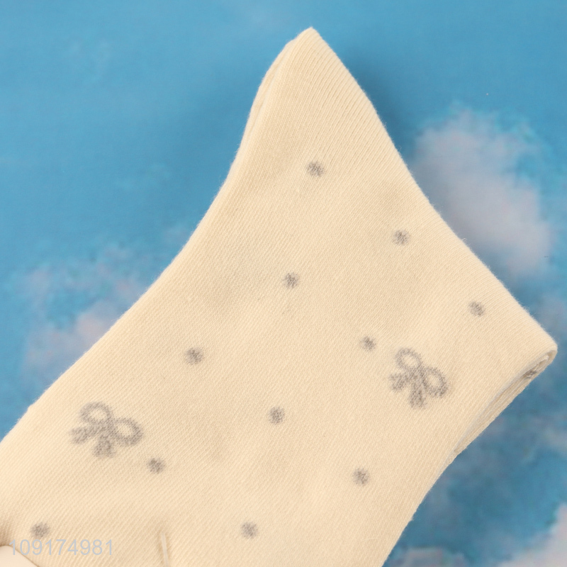 New arrival fashion cotton women casual crew socks for sale