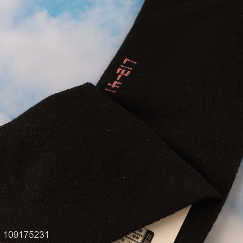 China supplier black fashion women antibiosis deodorization cotton socks
