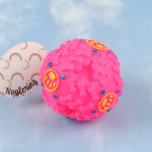 China Imports Indestructible Squeaky Dog Toy Ball Fetch Dog Ball