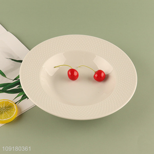 China factory round ceramic home restaurant tableware <em>plate</em>