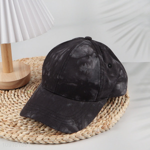 Hot Selling 100% Cotton Tie-Dye <em>Baseball</em> <em>Cap</em> Unisex <em>Baseball</em> Hat