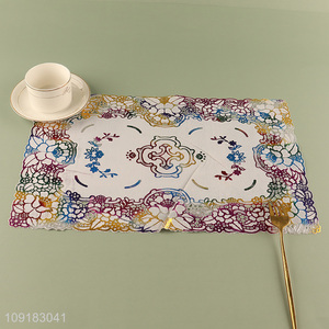 Hot selling rectangle home restaurant place mat <em>dinner</em> mat