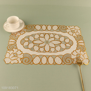 Low price rectangle pvc place mat <em>dinner</em> mat for sale