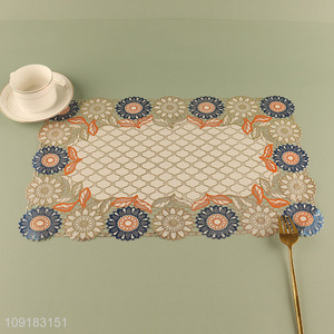 Popular products rectangle decorative place mat <em>dinner</em> mat for sale