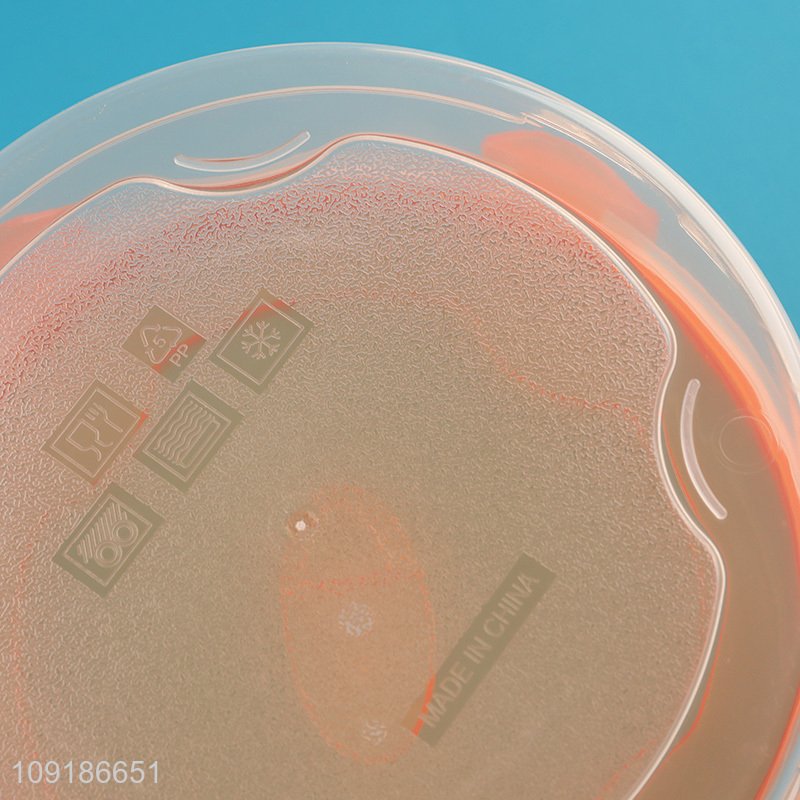 New Arrival 3PCS 2L/1.4L/800ML Round Plastic Food Storage Container Bento Lunch Box Set