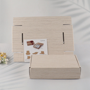 High Quality 2PCS Custom Logo Corrugated Shipping Box Corrugated Cardboard Box Set