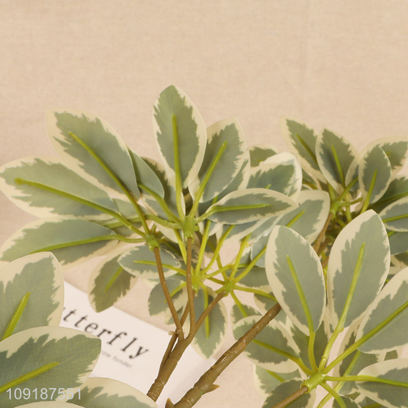 Top products green artificial tree branches fake leaves for sale