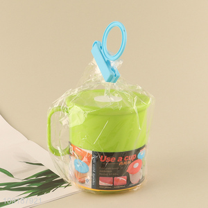 Good Quality 600ML BPA Free Plastic Water Cup with Lid for Microwave
