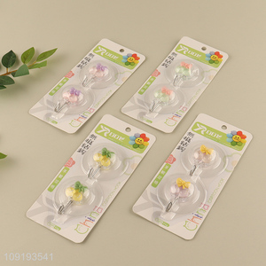 Good Quality 2PCS Cute Utility Hooks Adhesive Hooks for Hanging <em>Towel</em>