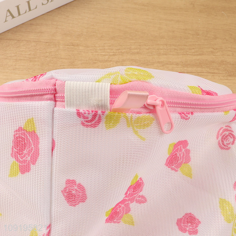 Top selling household laundry bags underwear bra bag with zipper