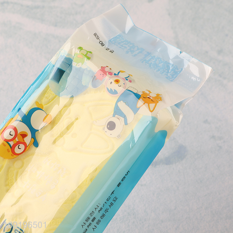 New Arrival Soft Exfoliating Bath Sponge Bath Scrubber for Kids