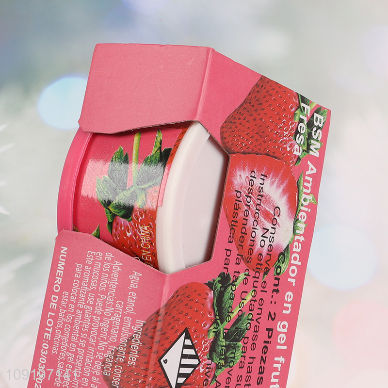 Best sale long lasting strawberry car air  freshener wholesale