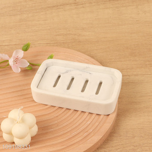China wholesale rectangle bathroom accessories soap tray soap holder