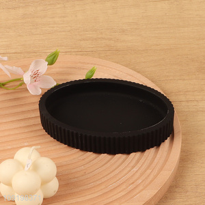 Most popular black bathroom accessories soap tray soap holder for sale