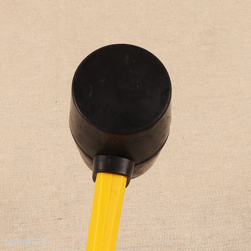 Good quality heavy duty hardware tool shockproof rubber hammer  for sale