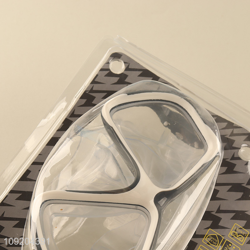 High Quality Adults Swim Goggles Anti Fog Plastic Diving Masks