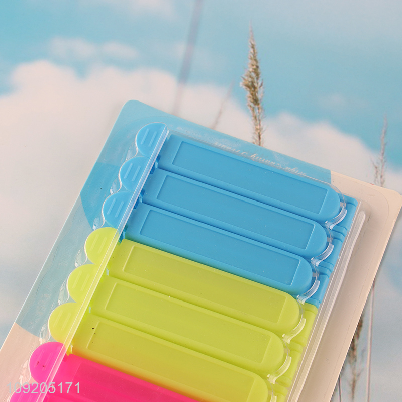 New Arrival 9PCSplastic Sealing Clips for Food And Snack Chip Bag