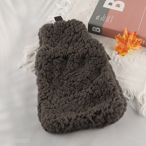 Hot Selling Reusable Soft Cozy Fluffy Hot Water Bottle Cover