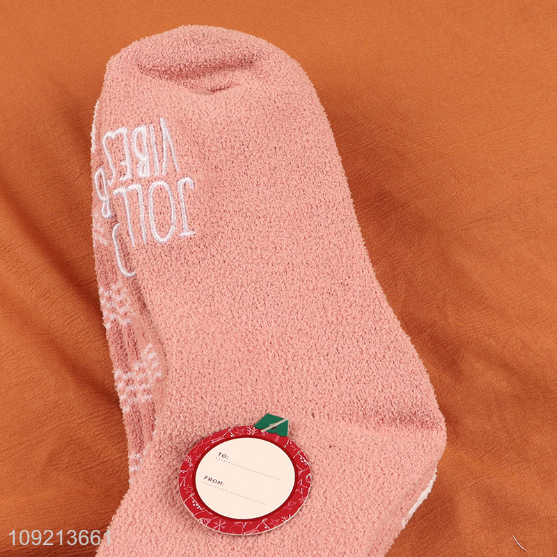 Hot selling 3pairs comfortable women micro cozy crew socks