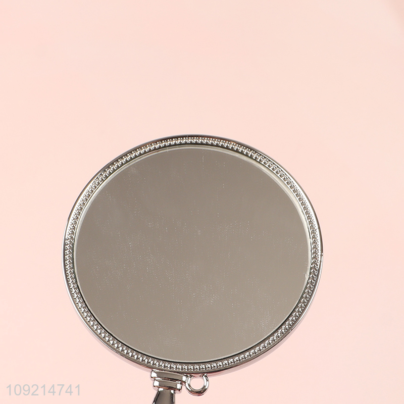 Good price round portable handheld makeup mirror cosmetic mirror