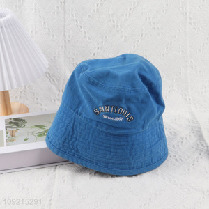 New Arrival Men Women Cotton Bucket Hat Embroidered Bucket Cap
