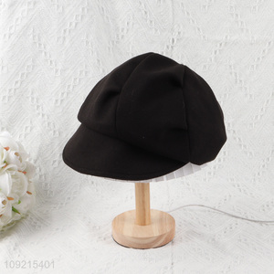 New Product Womens Beret Hats Solid Color Winter Beret Caps