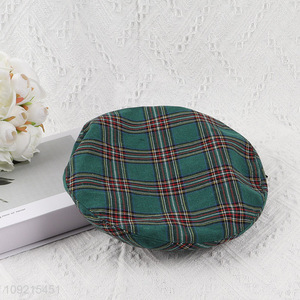 Online Wholesale Womens Plaid Beret Hats Winter Hats for Girls