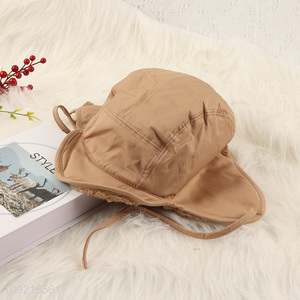 New Arrival Men Winter Trapper Hat Fleece Lined Ushanka Hat
