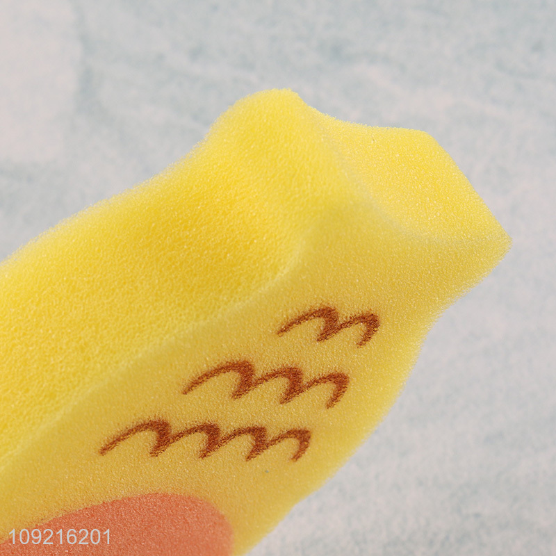 New arrival fish shape soft bath sponge shower sponge