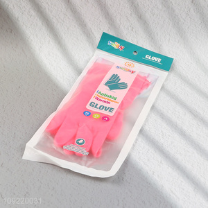 Wholesale Waterproof Long Sleeve PVC Household Gloves for Kitchen Laundry
