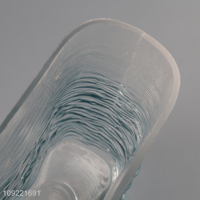 Low price modern style glass flower vase hydroponic vase bud vase for decoration