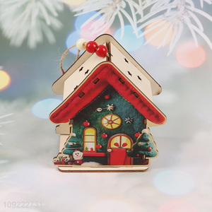 High Quality <em>Christmas</em> House Wooden <em>Decorations</em> <em>Christmas</em> Tree Hanging <em>Decorations</em>