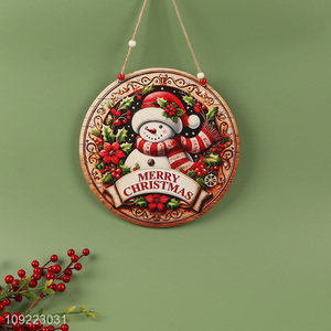 New Arrival Wooden Christmas Door Sign Hanging Ornaments for <em>Home</em> <em>Decoration</em>
