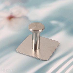 High Quality Adhesive Hooks Stainless Steel Sticky On Wall Hooks