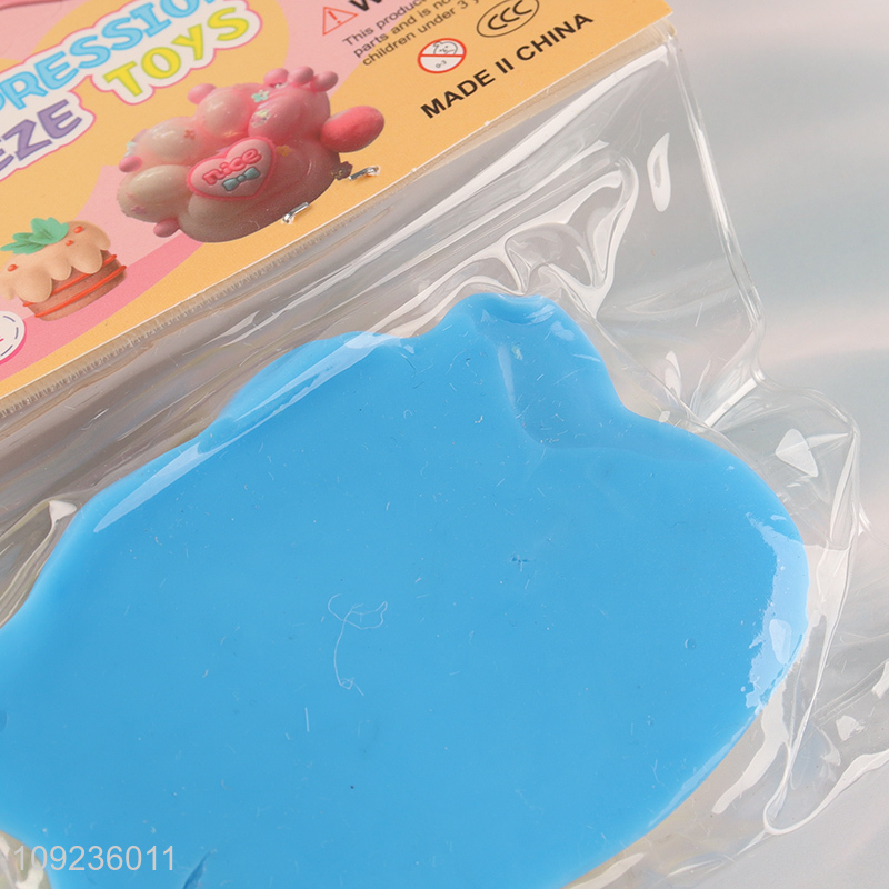 Good selling cartoon kids adult tpr squeeze toys stress relief toys