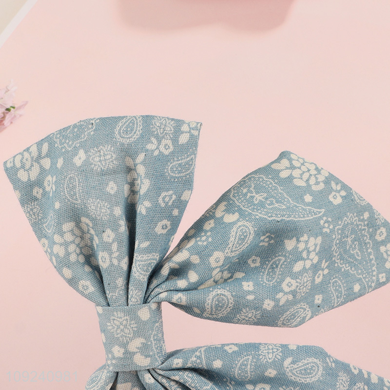 Factory Price Hair Bows Fashionable Bow Hair Clip for Women Girls