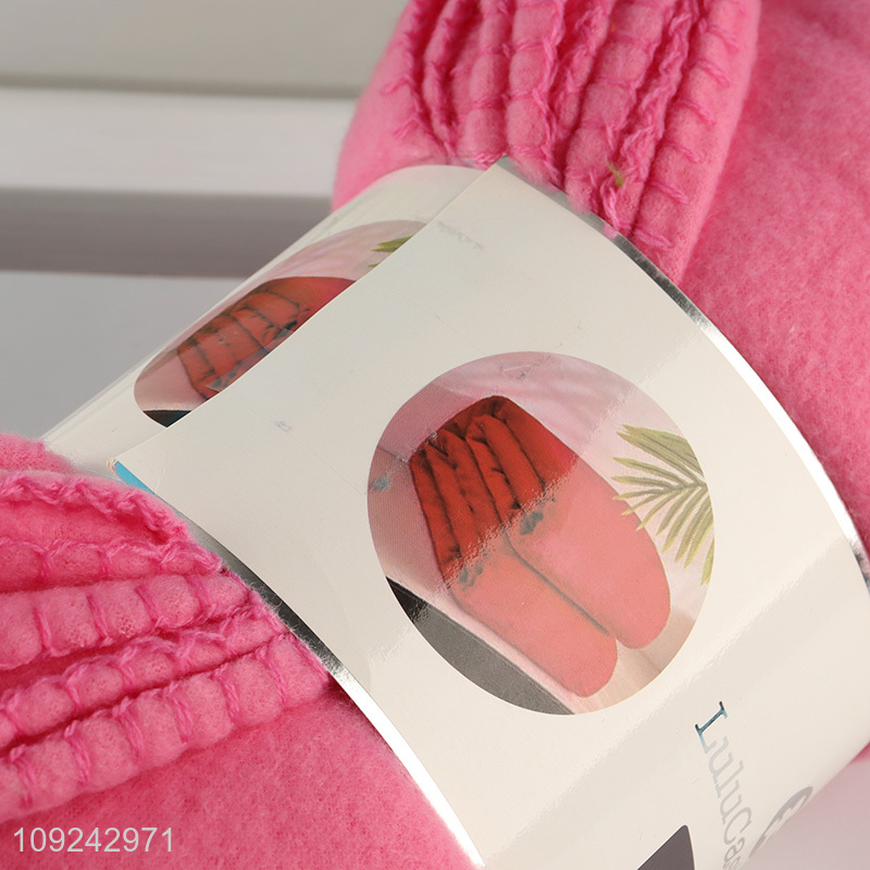 High Quality Winter Blanket Thick  Fleece Throw Blanket for Bed Sofa