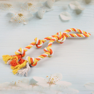Good selling pet dog bite-resistant cotton rope chew toys teething toys wholesale