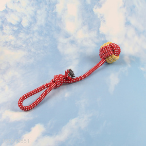 Popular products bite-resistant pet dog cotton rope chew toys training toys for sale