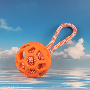 Top selling indoor outdoor pet puppy chewing toy teeth cleaning cotton rope toys