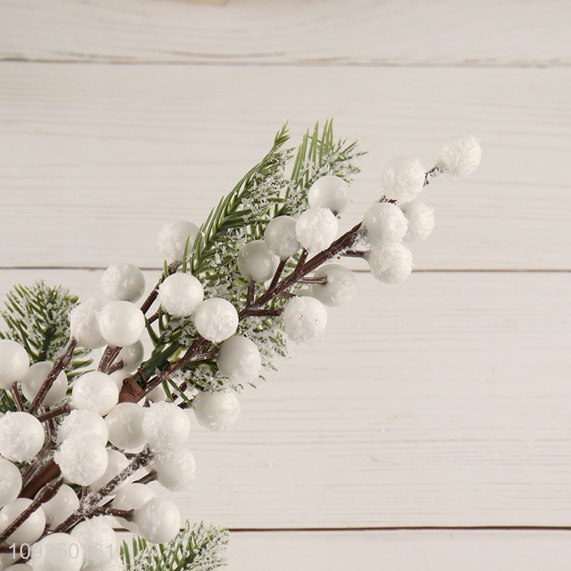 Wholesale Artificial Berry Stems Artificial Christmas Picks for Xmas Tree Decor