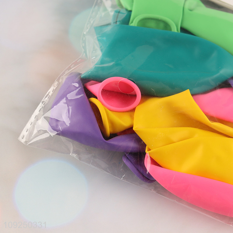 Factory Supply 10PCS Colorful Rubber Balloons for Birthday Baby Shower Party Decor