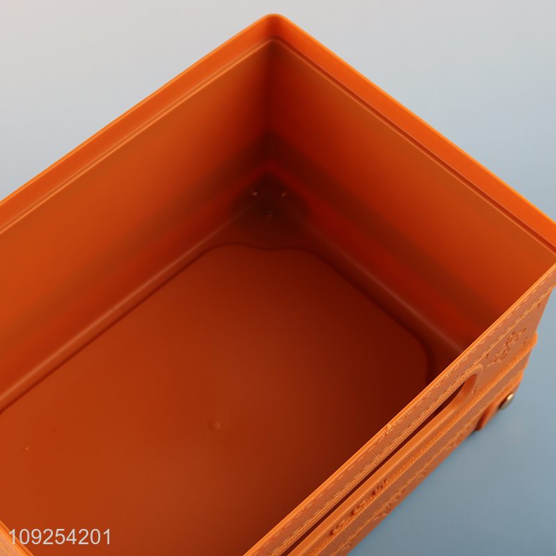 New Arrival Luxury Plastic Tissue Box with Phone Holder for Destop Decoration