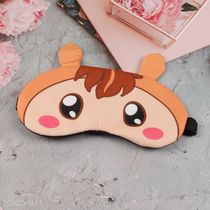China wholesale cartoon adjustable travel sleeping eye <em>mask</em> eye cover