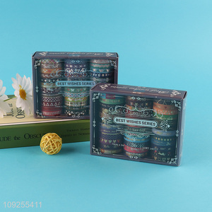 New Product 36 Rolls Washi <em>Tape</em> Set Foil Washi Tapes Decorative Tapes for Gift Wrapping