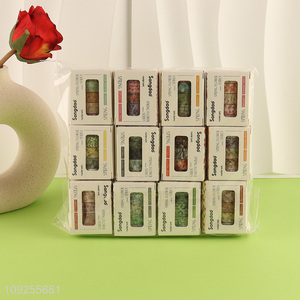 New Product 5 Rolls Spring Flowers Washi <em>Tape</em> Set Floral Masking Tapes Set for Arts