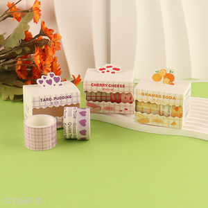 China Imports 3 Rolls Washi <em>Tape</em> Set Decorative Adhesive Tapes Set for Kids Scrapbooking